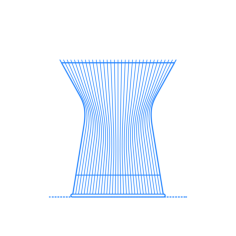 Furniture Side Tables Platner Side Table Contour Svg Vector, Free Vectors File